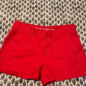 Size 4 Gap Red Shorts